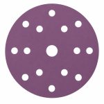 Круг HANKO  PP627 Purple Paper на бумажной основе 150мм 15отв. Р80 (100шт)