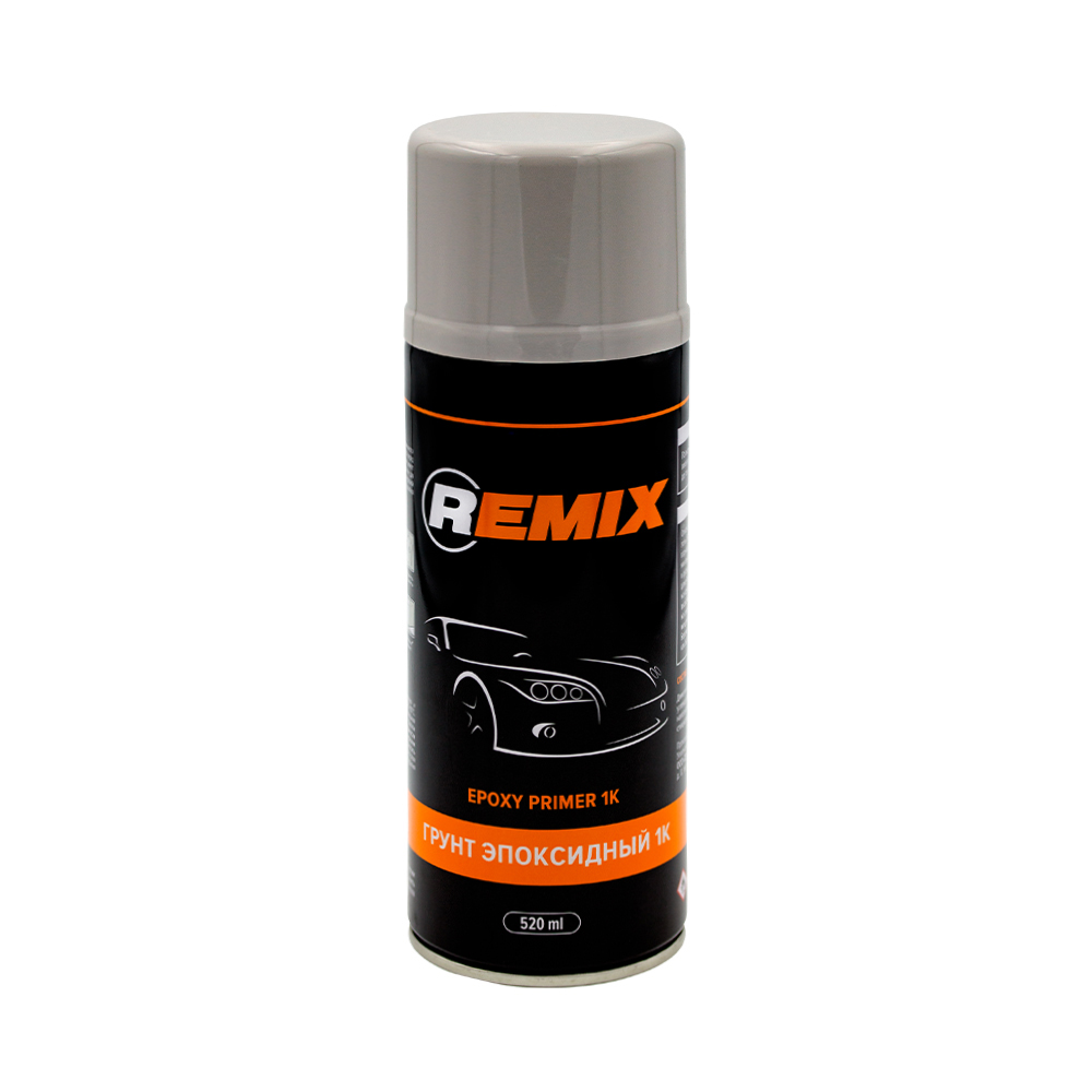 грунт эпоксидный аэрозольный EPOXY PRIMER 1K REMIX 520мл светло-серый