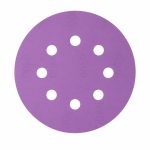 Круг HANKO  PP627 Purple Paper на бумажной основе 125мм 8отв. Р180 (100шт)