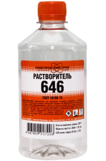 Растворитель «Нефтехимик» 646 в ПЭТ бутылках 1л/20шт.
