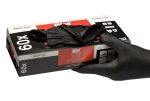 536404 Перчатки нитриловые черные Colad Extra XL