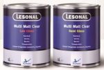 377559 Матовый лак Lesonal Multi Matt Clear Semi Gloss 1л