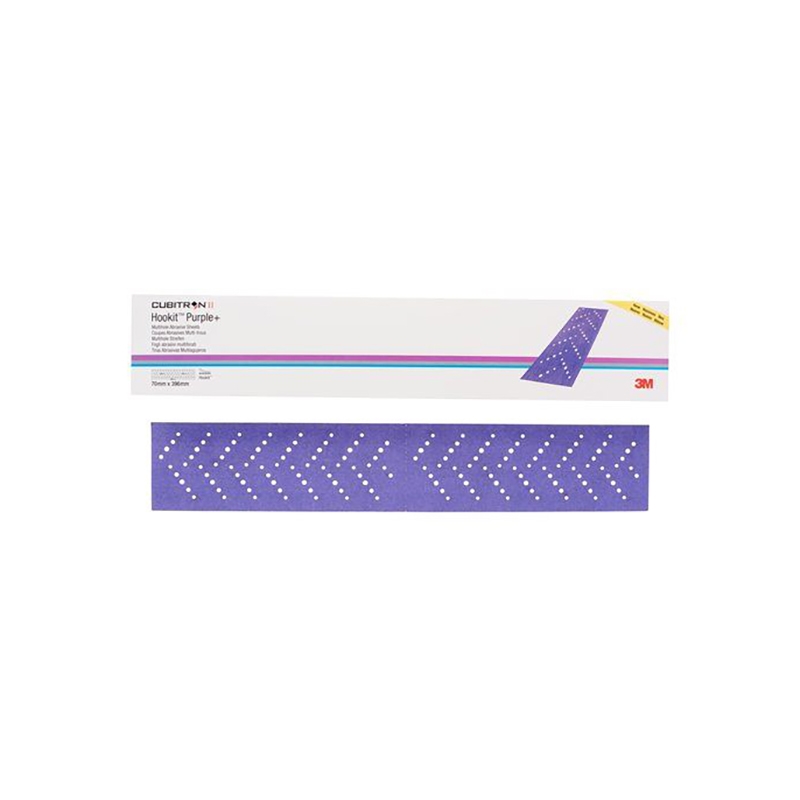 30617 Абразивные полоски Hookit Purple+ 3M334U, 70x396мм, Р240