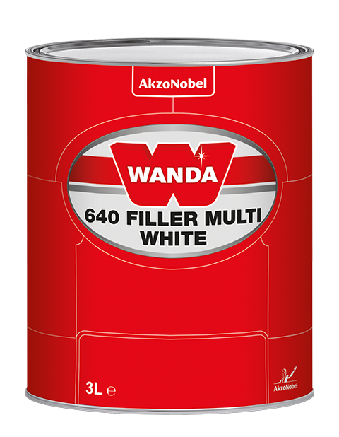 561012 Грунт-выравниватель универсальный Wanda 640 Filler Multi Black 3 л.