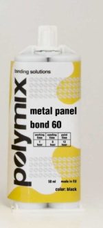 Двухкомпонентный клей Polymix 60 полиуретановый для металла, 200мл