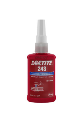 Фиксатор резьбовой соединение средней прочности LOCTITE 243, 50 мл