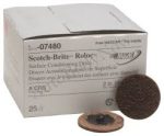 Зачистной круг Scotch-Brite™ Roloc D 50мм (коричневый, грубый)