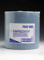 7643.000 Салфетка Кимтекс-классик синий рулон (34*38см*500 шт)