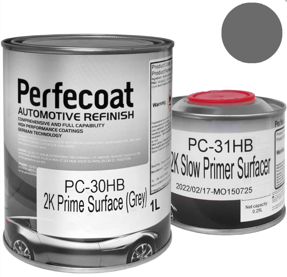 Грунт-выравниватель 2К РС-30 Perfecoat HB Primer Surfacer 4:1,серый, 3,75л