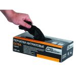 90.2100.8 Перчатки нитриловые черные Colad Extra М (50пар) БЕЗ ТАЛЬКА