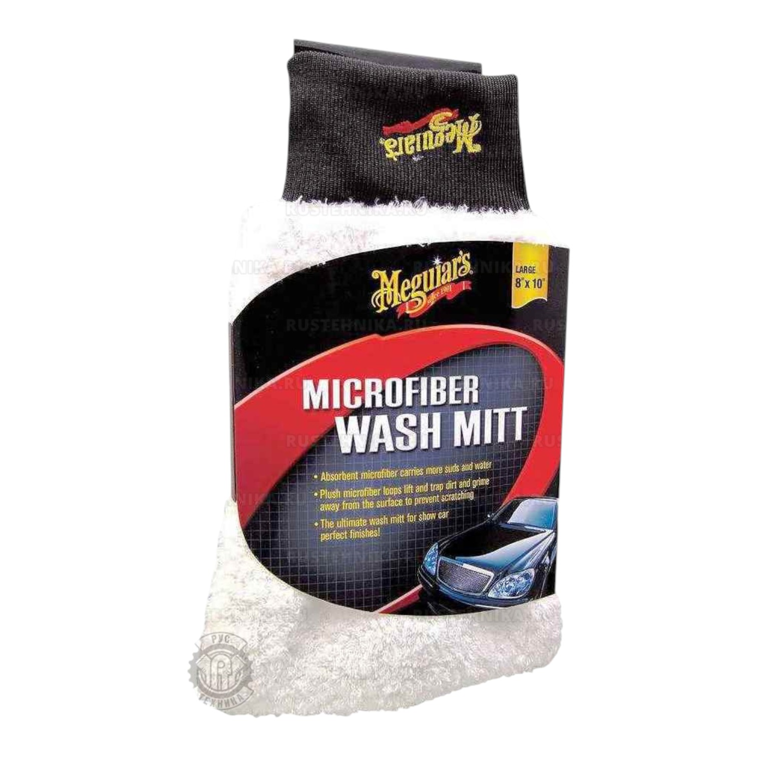 X3002 Варежка микрофибровая для мойки кузова автомобиля Microfiber Wash Mitt, 1/6