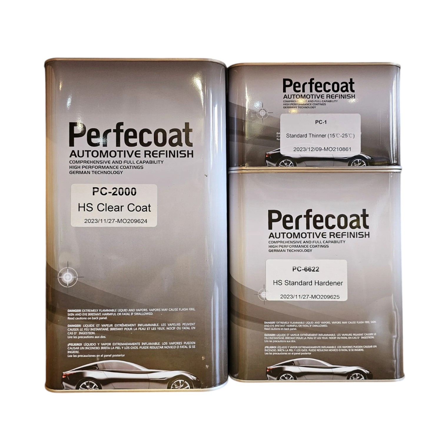 Комплект Perfecoat Лак PC-2000 HS Fast Clear Coat Kit 8,5L